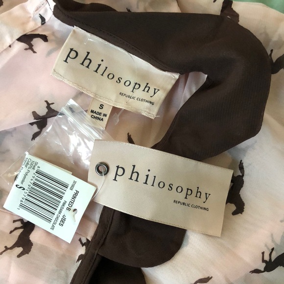 2/$15 NWT Philosophy blouse - Picture 2 of 2